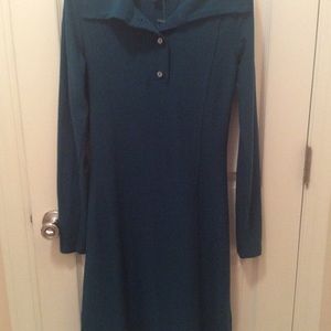 Sahalie teal Knee length sweater dress